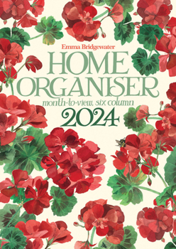 2024 Emma Bridgewater Geraniums Home Organizer Planner