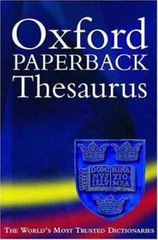 Hardcover Oxford Paperback Thesaurus Book
