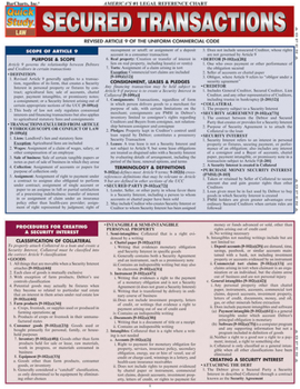 Pamphlet Secured Transactions Book