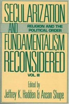Paperback Secularization and Fundamentalism Reconsidered Book