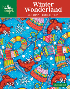 Paperback Hello Angel Winter Wonderland Coloring Collection Book