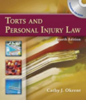 Hardcover Torts and Personal Injury Law [With CDROM] Book