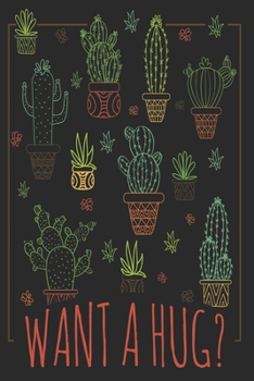 Paperback Funny Cactus Free Hugs Cute Spiky Cactus Book