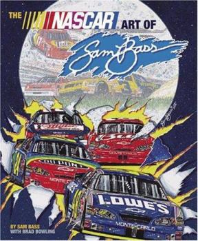 Paperback The NASCAR Art of Sam Bass Book