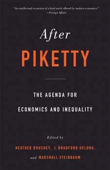 Paperback After Piketty: The Agenda for Economics and Inequality Book