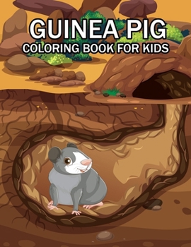 Paperback Guinea Pig Coloring Book For Kids Book