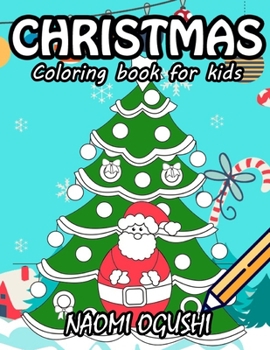 Paperback Christmas Coloring Book for Kids & Teens: 40 Beautiful Pages to Color with Santa Claus, Reindeer, Snowmen & More! Book