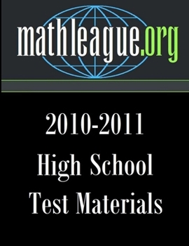 Paperback High School Test Materials 2010-2011 Book