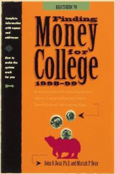 Paperback Finding Money for College 1998-1999 Book