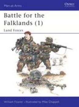 Paperback Battle for the Falklands (1): Land Forces Book