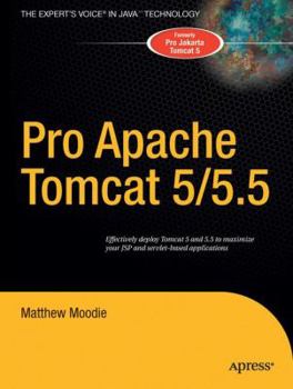 Paperback Pro Apache Tomcat 5/5.5 Book