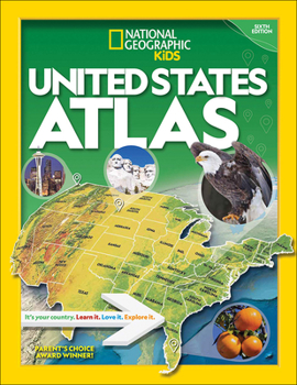 Library Binding National Geographic Kids U.S. Atlas 2020 Book