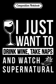 Composition Notebook: Supernatural For Men Woman Premium  Journal/Notebook Blank Lined Ruled 6x9 100 Pages