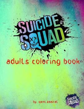 Paperback Suicide squad: adults coloring book