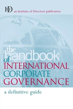 Hardcover Handbook of International Corporate Governance: A Country by Country Guide Book