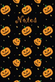 Notes: Pumpkin Notebook |Blank Lined Wide-Ruled Notebook with Fun Black and Orange Pumpkin Design|6x9|100 Wide-Ruled pages| Perfect Journal for ... Journaling, Recipes, School or Halloween Fun