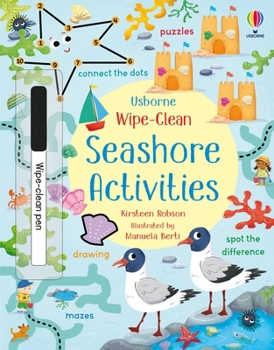 Paperback Wipe-Clean Seashore Activities Book