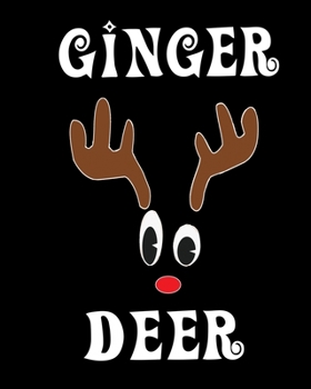 Paperback Ginger Deer: Deer Elk Antler Hunting Hobby 2020 Monthly Planner Dated Journal 8" x 10" 110 pages Book