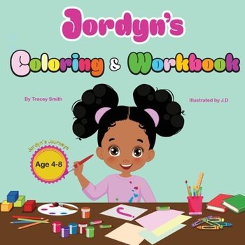 Paperback Jordyn's Coloring & Workbook Book