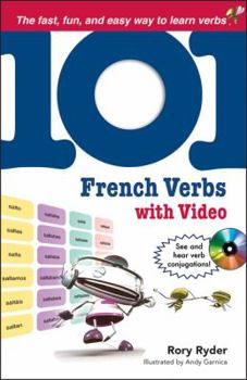 Paperback 101 French Verbs with 101 Videos for Your iPod [With CDROM] Book