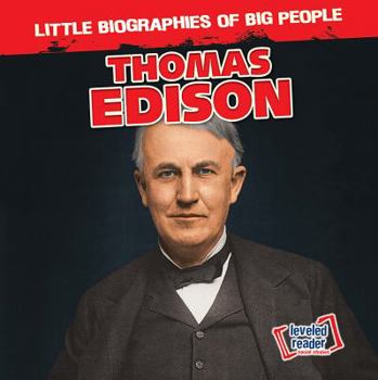 Library Binding Thomas Edison Book