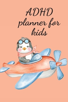 Paperback ADHD planner for kids Book