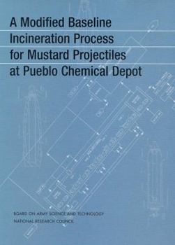 Paperback A Modified Baseline Incineration Process for Mustard Projectiles at Pueblo Chemical Depot Book