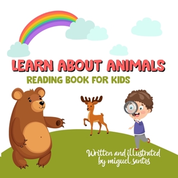 Paperback Learn About Animals: Reading Book For Kids Book
