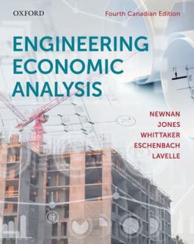 Hardcover Engineering Economic Analysis: Fourth Canadian Edition Book