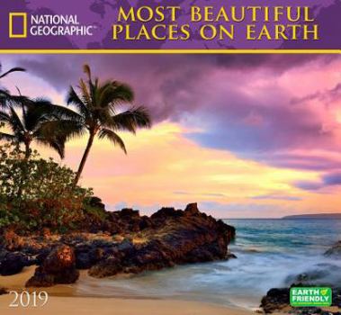 Calendar National Geographic Most Beautiful Places on Earth 2019 Wall Calendar Book