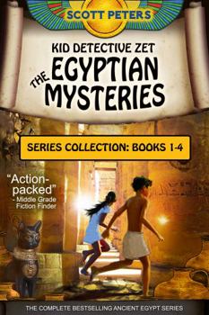 Hardcover Kid Detective Zet - The Egyptian Mysteries: Series Collection Book 1-4 Book