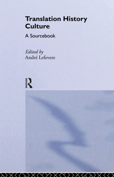 Hardcover Translation/History/Culture: A Sourcebook Book