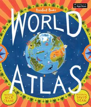 Hardcover Barefoot Books World Atlas [With Map] Book