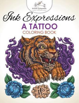 Paperback Ink Expressions: A Tattoo Coloring Book