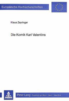 Paperback Die Komik Karl Valentins [German] Book