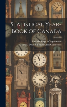 Hardcover Statistical Year-Book of Canada [Multiple Languages] Book