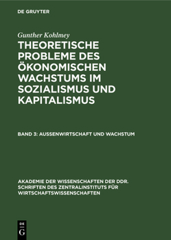 Hardcover Außenwirtschaft Und Wachstum [German] Book
