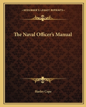 Paperback The Naval Officer's Manual Book