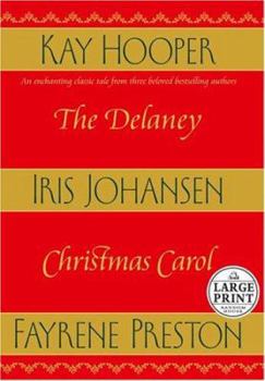 Hardcover The Delaney Christmas Carol [Large Print] Book