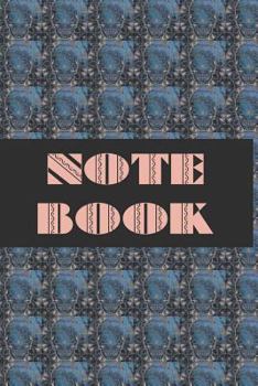 Notebook : Sugar Skull , Day of the Dead , Composition Book . Cornell Notes - 150 Pages , 6 X 9 , Cream , Blue Pink Sugar Skull Tiled