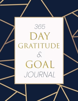 Paperback 365 Gratitude & Goal Journal Book