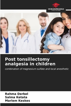 Paperback Post tonsillectomy analgesia in children Book