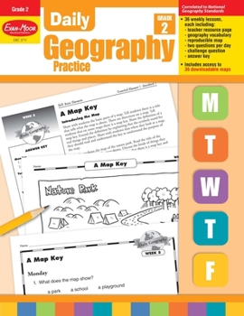 Paperback Daily Geography Practice: Grade 2 Book