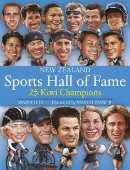 Paperback New Zealand Sports Hall of Fame: 25 Kiwi Champions Book