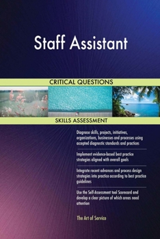 Paperback Staff Assistant Critical Questions Skills Assessment Book