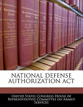 Paperback National Defense Authorization ACT Book