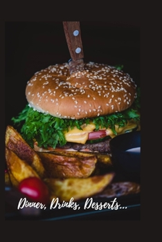 Paperback Dinner Drinks Desserts Book