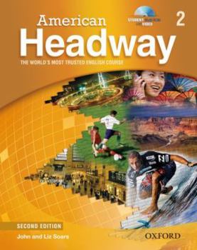 Paperback American Headway 2 Student Book [With CDROM] Book