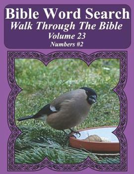 Paperback Bible Word Search Walk Through The Bible Volume 23: Numbers #2 Extra Large Print Book