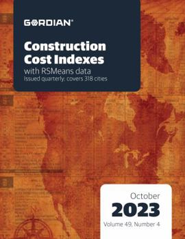 Paperback Construction Cost Indexes - Oct 2023 (Means Construction Cost Indexes, 5937529) Book